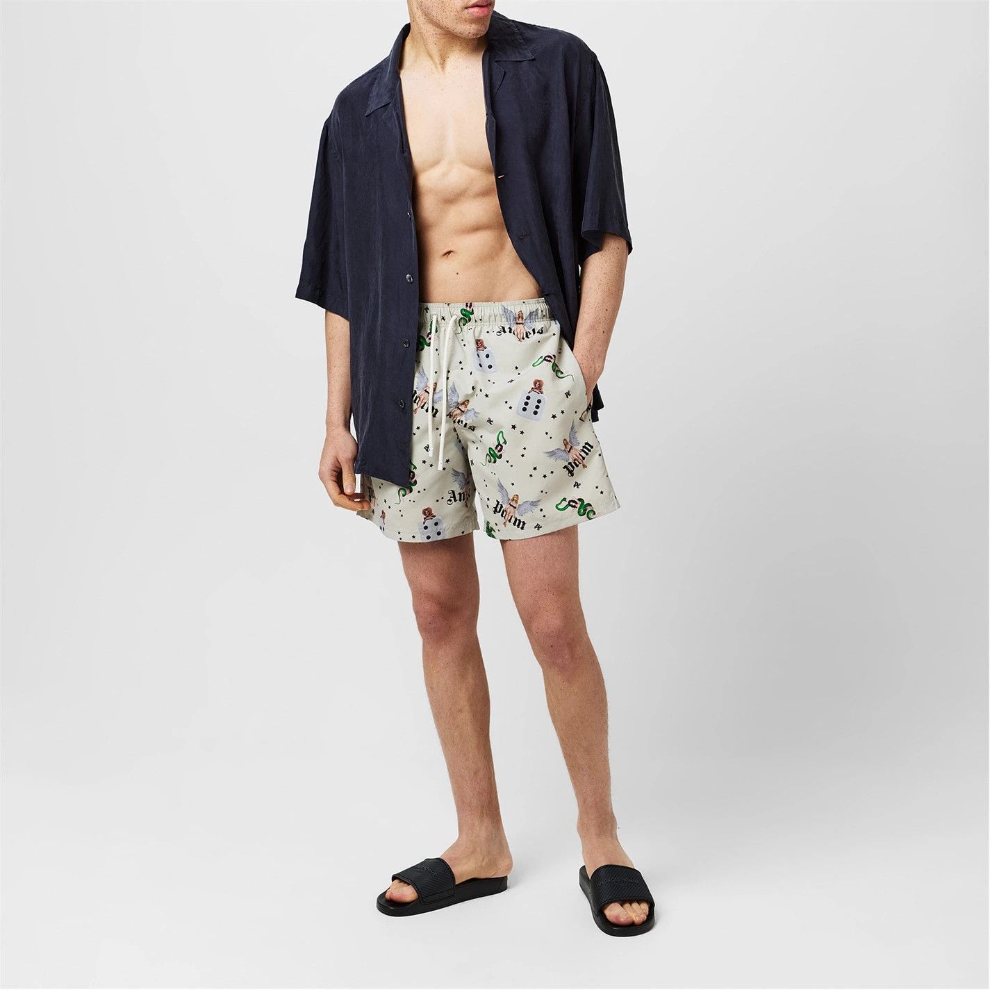 Palm Angels o1g2r1mq0426 Pin Up Swim Shorts in Multicolor Size US 32 / EU 48 - 5 Thumbnail