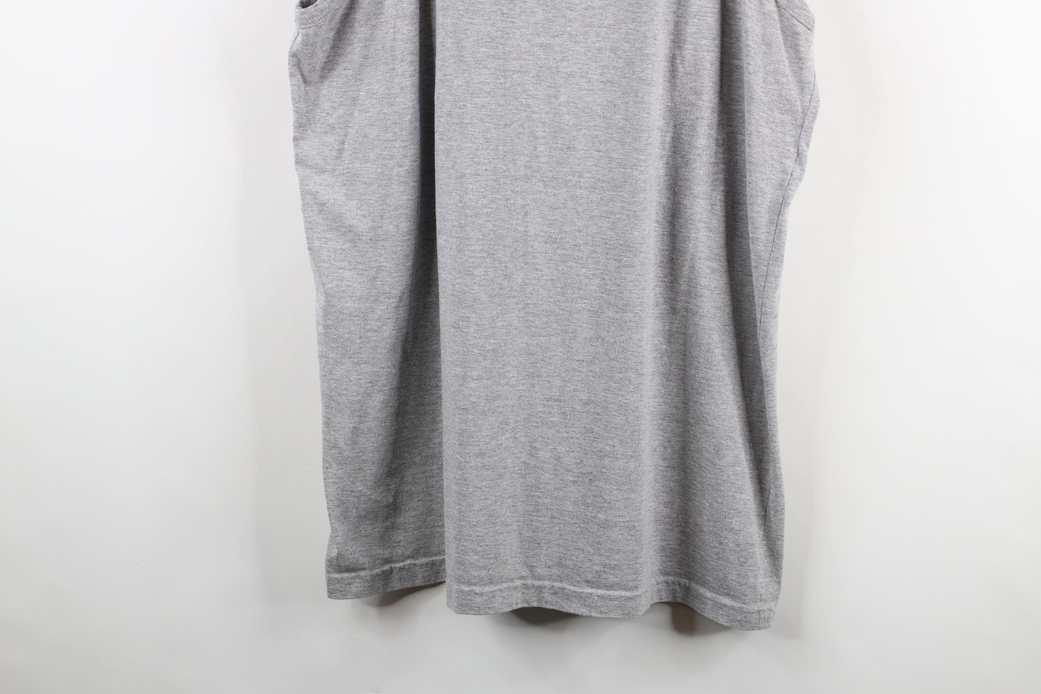 Vintage Vintage 90s Streetwear Blank Tank Top T-Shirt Heather Gray Size US XL / EU 56 / 4 - 3 Thumbnail