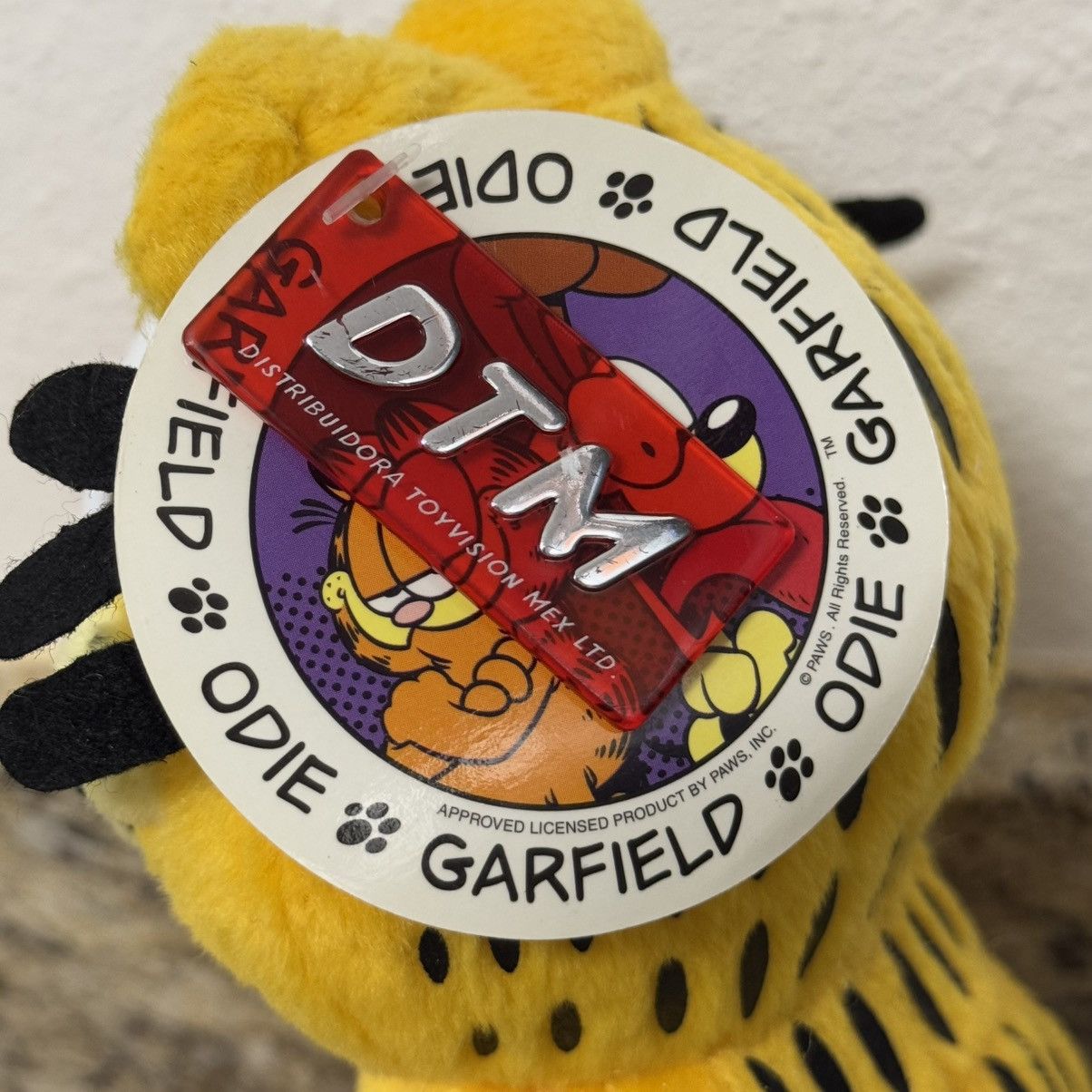 Vintage Vintage Garfield Love Heart Balloon 10" Valentines Plush NWT Size ONE SIZE - 6 Thumbnail
