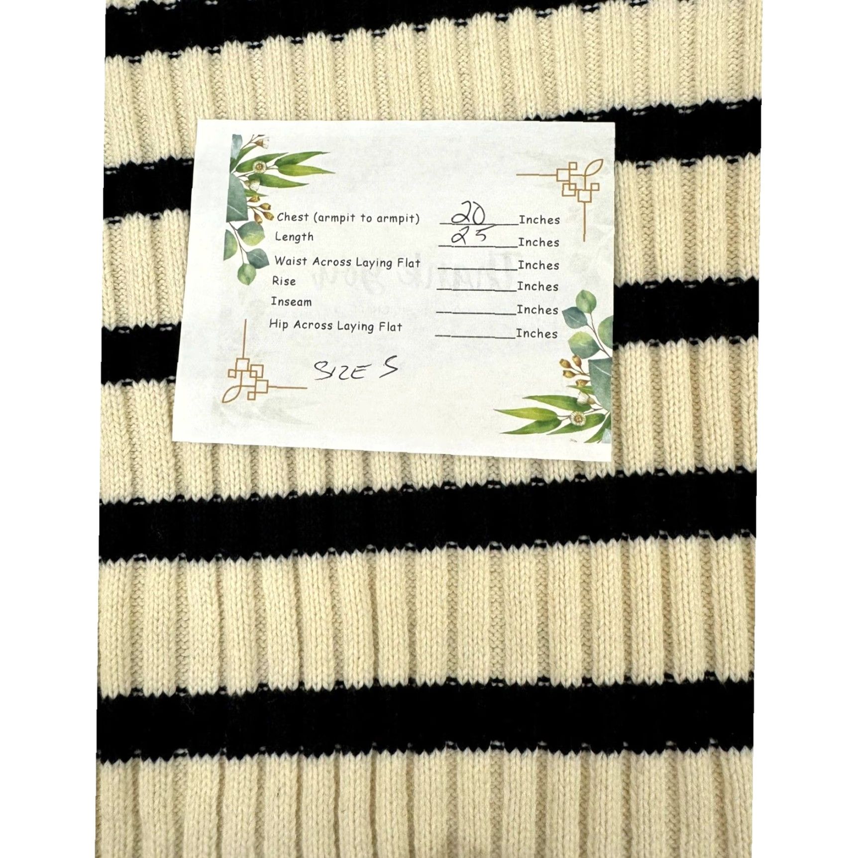 Zara Zara Sweater Women's S Beige Striped Cowl Neck Pullover Knit W 45 Size S / US 4 / IT 40 - 7 Thumbnail