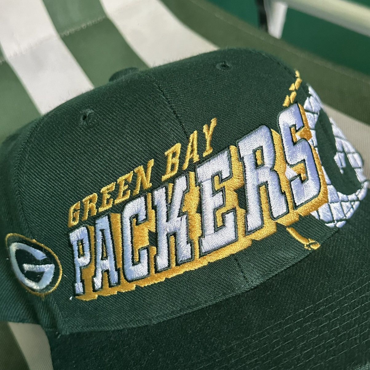 NFL × Sports Specialties × Vintage Vintage Hat Green Bay Packers NFL Grid Sports Specialties Size ONE SIZE - 2 Thumbnail