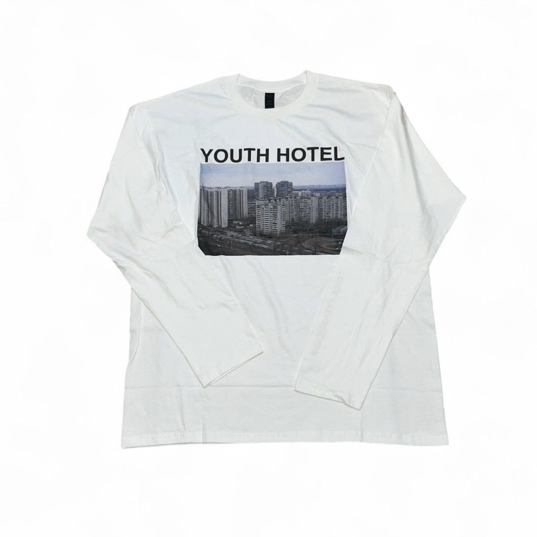 Japanese Brand Youth Hotel Cotton Long Sleeve White Shirt Streetwear Baggy Size US L / EU 52-54 / 3 - 1 Thumbnail