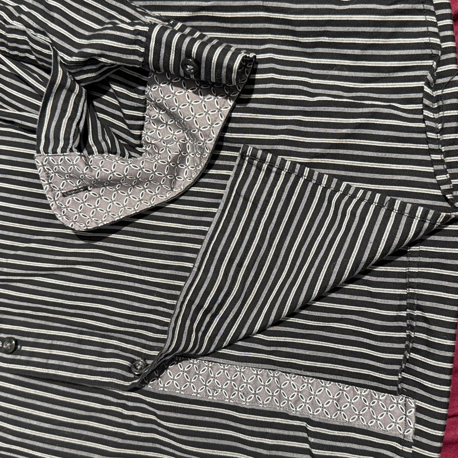 Enro Enro XXL Striped Button Down Shirt Long Sleeve Non Iron Size US XXL / EU 58 / 5 - 3 Thumbnail