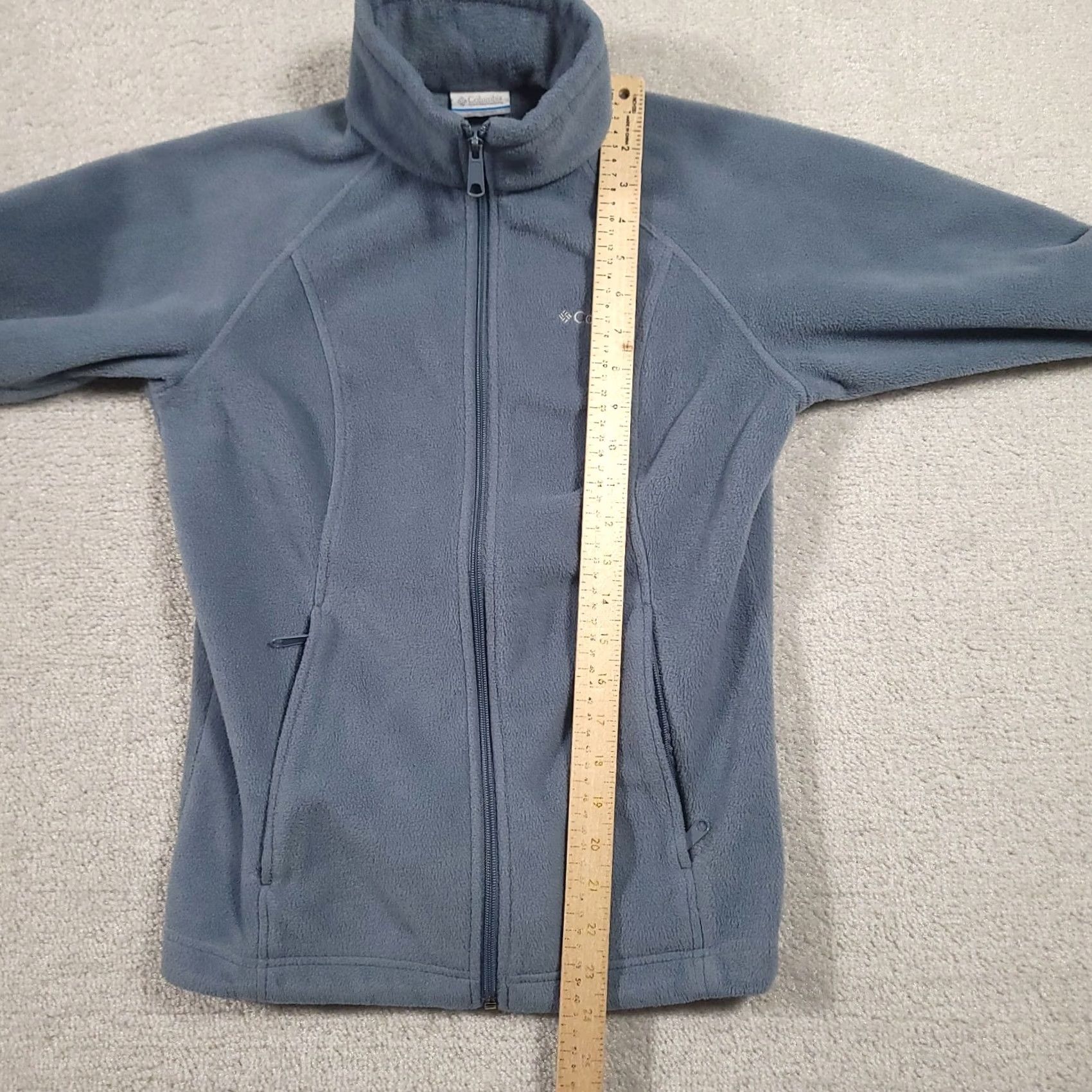 Vintage Columbia Pullover Womens XS Blue Fleece Full Zip Mock Neck Long Sleeve Top Size XS / US 0-2 / IT 36-38 - 5 Thumbnail