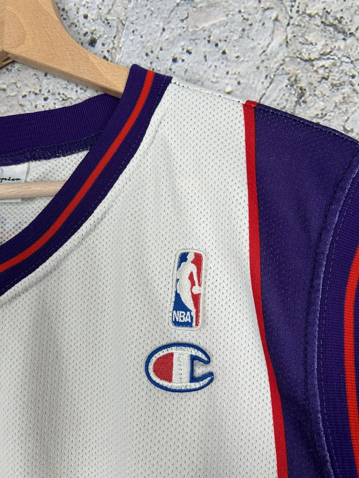 Champion Vintage Phoenix Suns #3 Boris Diaw NBA Jersey 00s Rare 90s Size US L / EU 52-54 / 3 - 7 Thumbnail