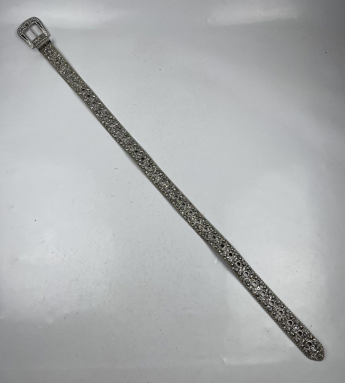 Japanese Brand rare design studded belt tc33 Size 38 - 2 Thumbnail