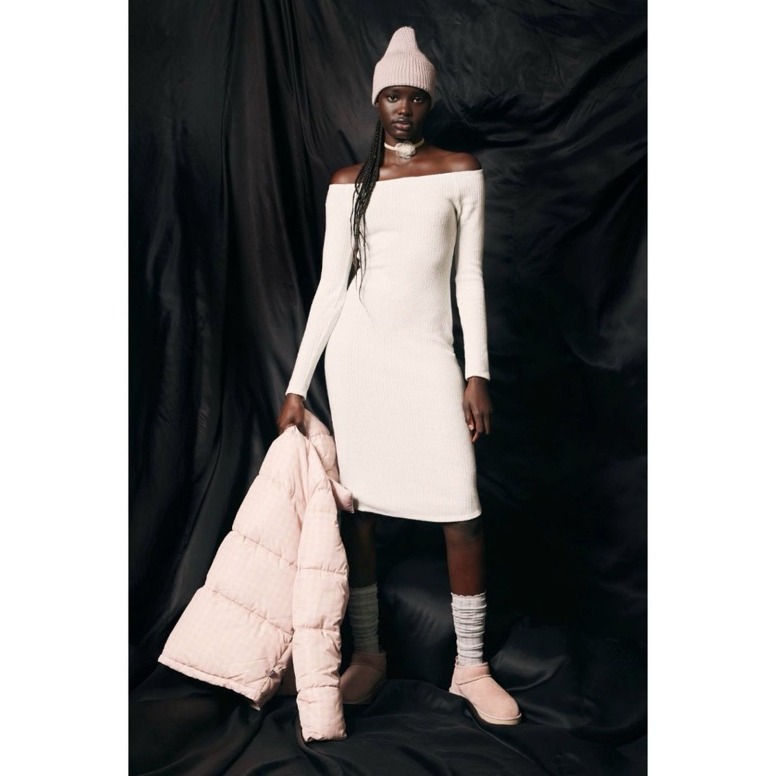 Urban Outfitters Urban Outfitters Silence + Noise Cookie Cozy Midi Dress S Size S / US 4 / IT 40 - 11 Thumbnail