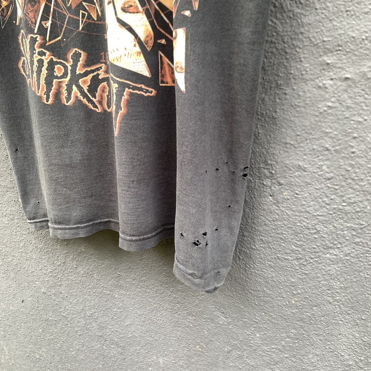 Band Tees Thrashed Faded Vintage Slipknot Band Tee Size US L / EU 52-54 / 3 - 5 Thumbnail