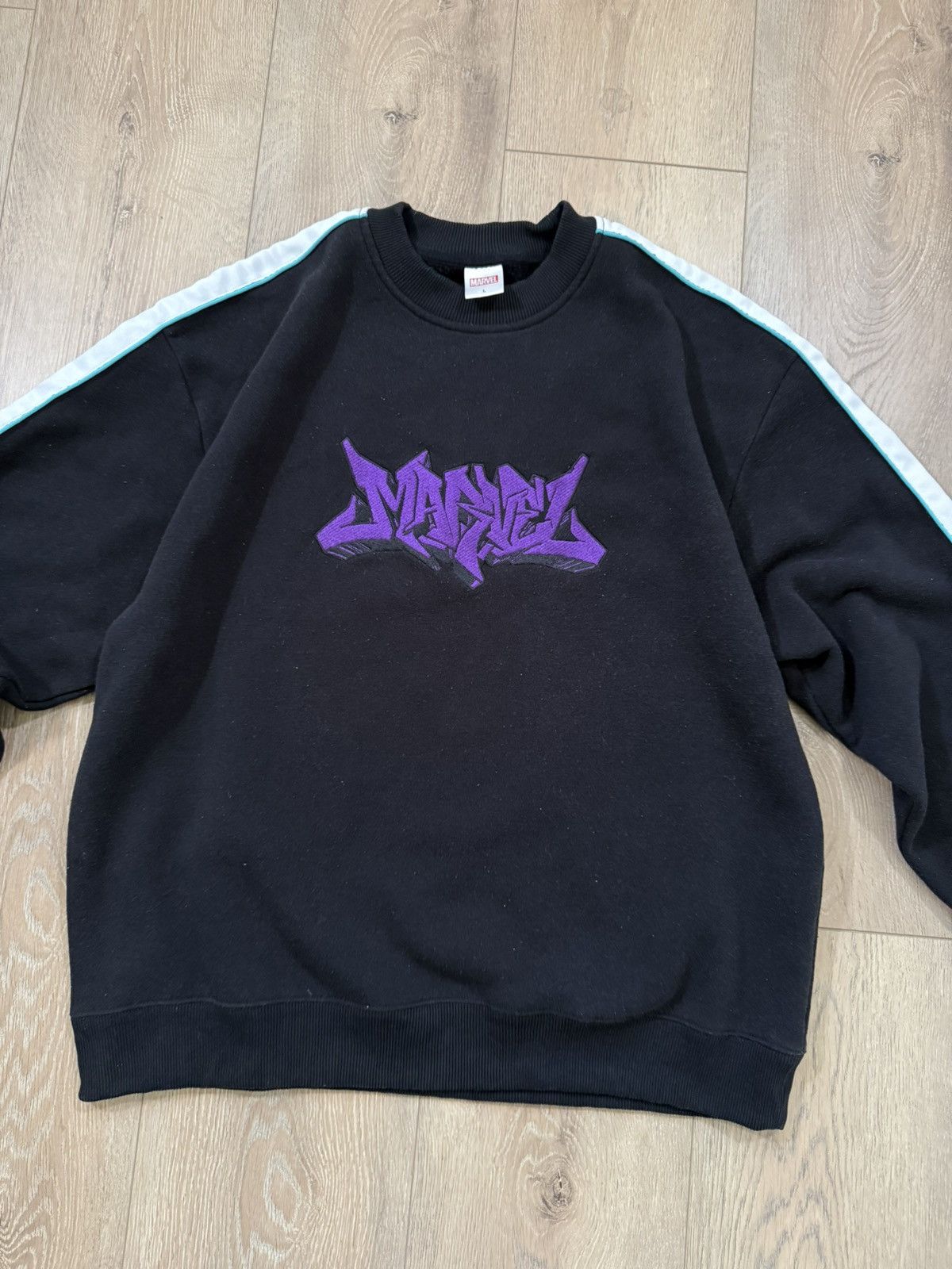 Japanese Brand × Marvel Comics Black Marvel/Japan fleece crewneck Size US L / EU 52-54 / 3 - 2 Thumbnail