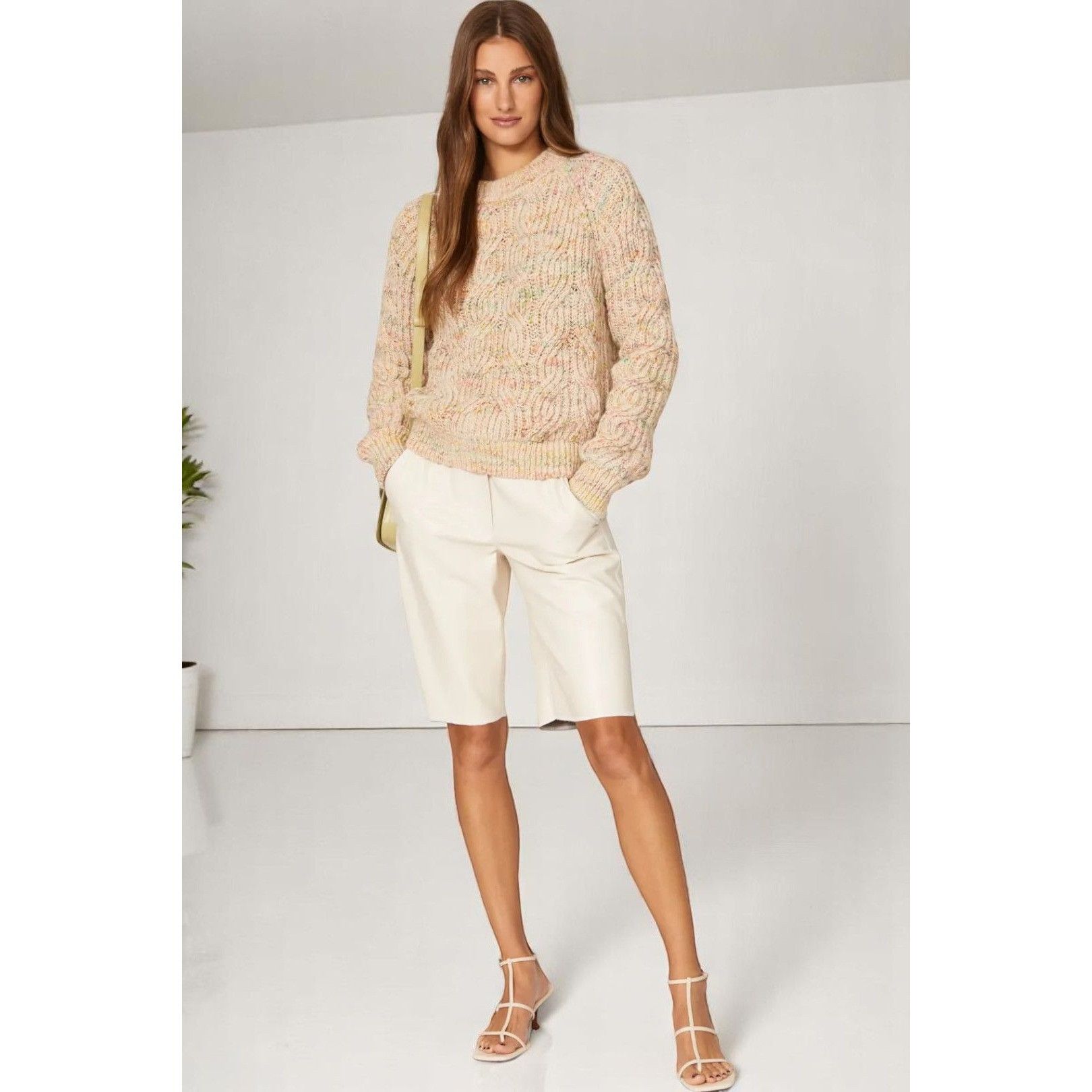Scotch & Soda Scotch & Soda Multicolor Melange Cable Knit Sweater Small Size S / US 4 / IT 40 - 4 Thumbnail