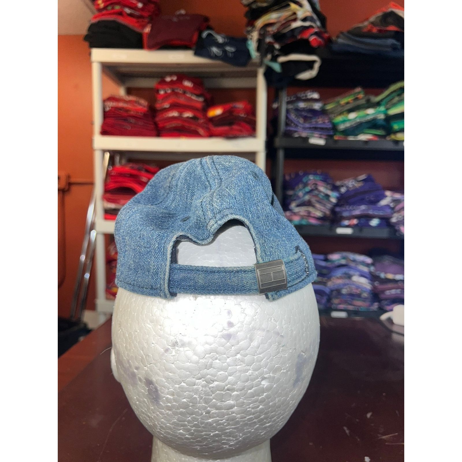 Tommy Hilfiger Tommy Hilfiger Denim Hat Cap Blue Red Headwear TH Size ONE SIZE - 5 Thumbnail