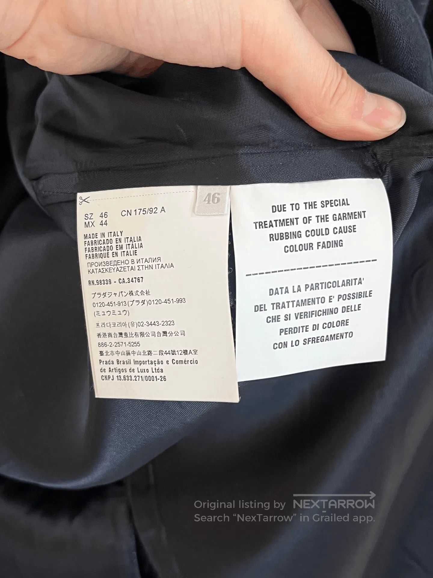 Prada Prada Runway Decolorized Denim Coat. Size US S / EU 44-46 / 1 - 4 Thumbnail