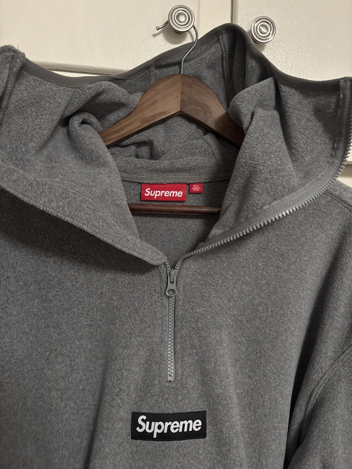 Supreme Supreme polartec facemask hooded halfzip Size US XL / EU 56 / 4 - 3 Thumbnail