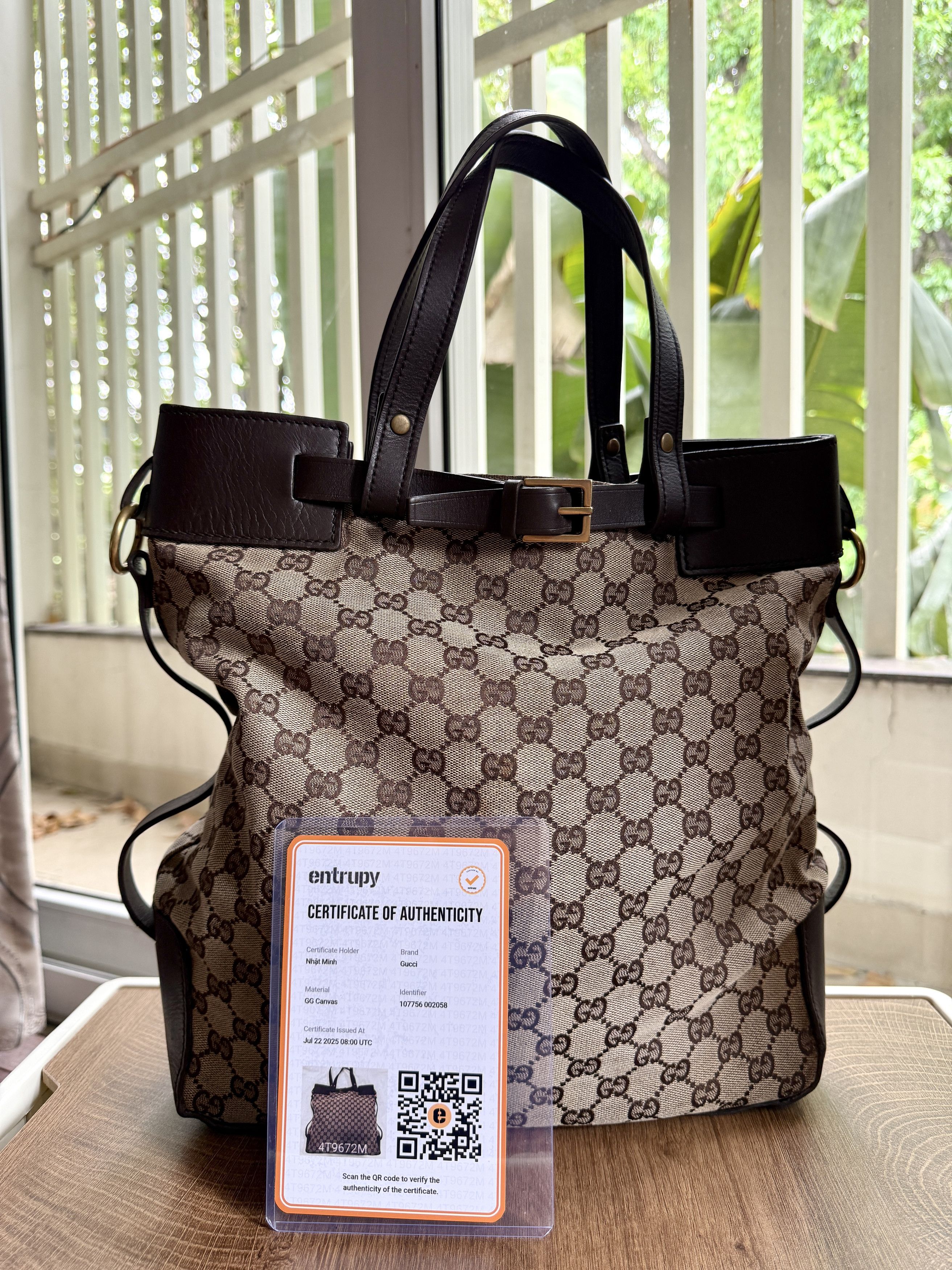 Gucci Gucci GG Canvas Tote Bag Size ONE SIZE - 1 Thumbnail