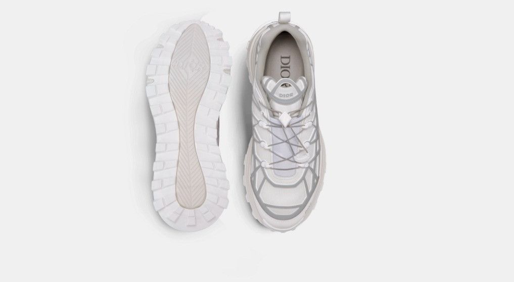 Dior o1w1db11124 B31 Runner Sneakers in White & Grey Size US 11 / EU 44 - 5 Thumbnail