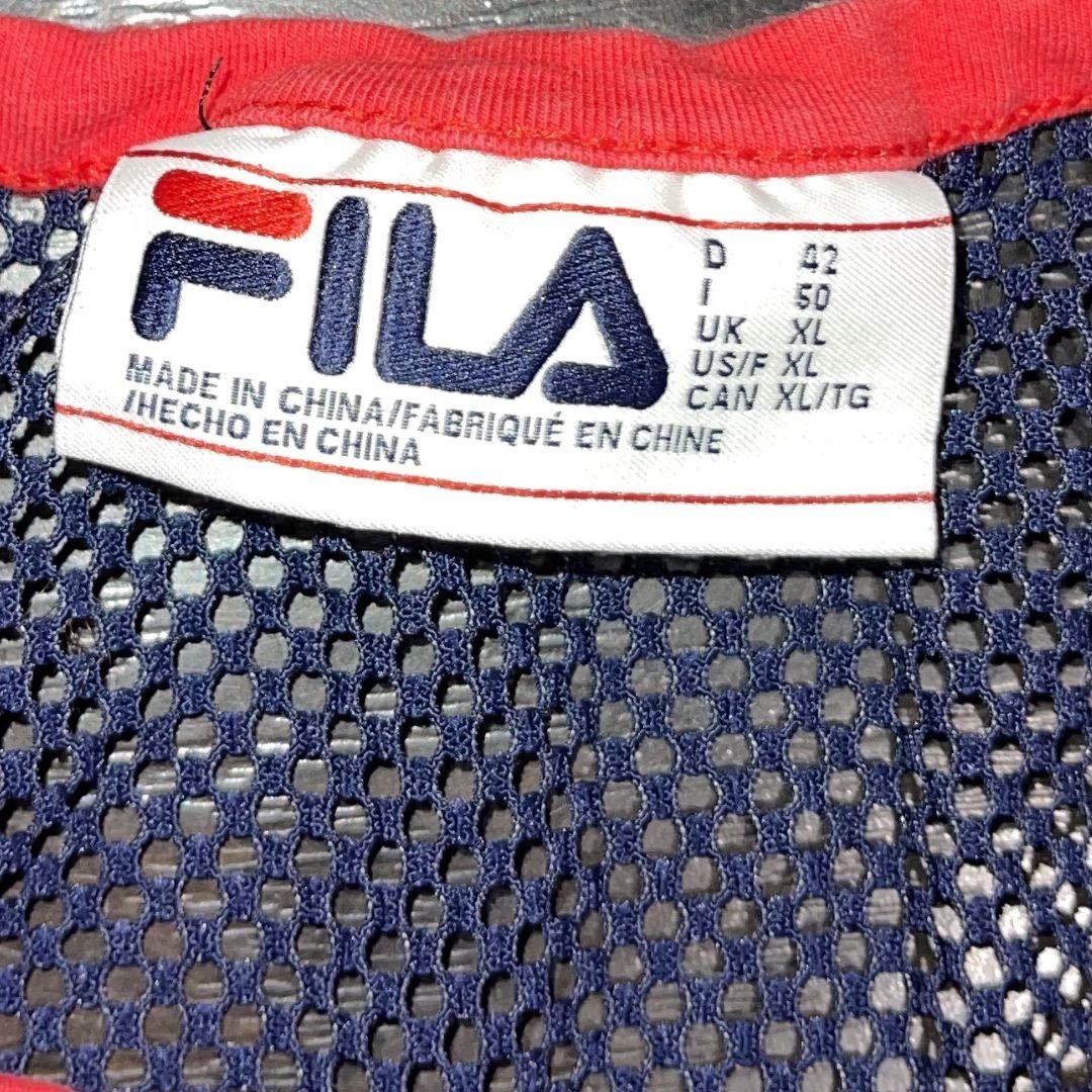 Fila FILA Mesh Long Sleeve Top 80s Y2K Retro Chic Athletic Sporty Size XL / US 12-14 / IT 48-50 - 3 Thumbnail
