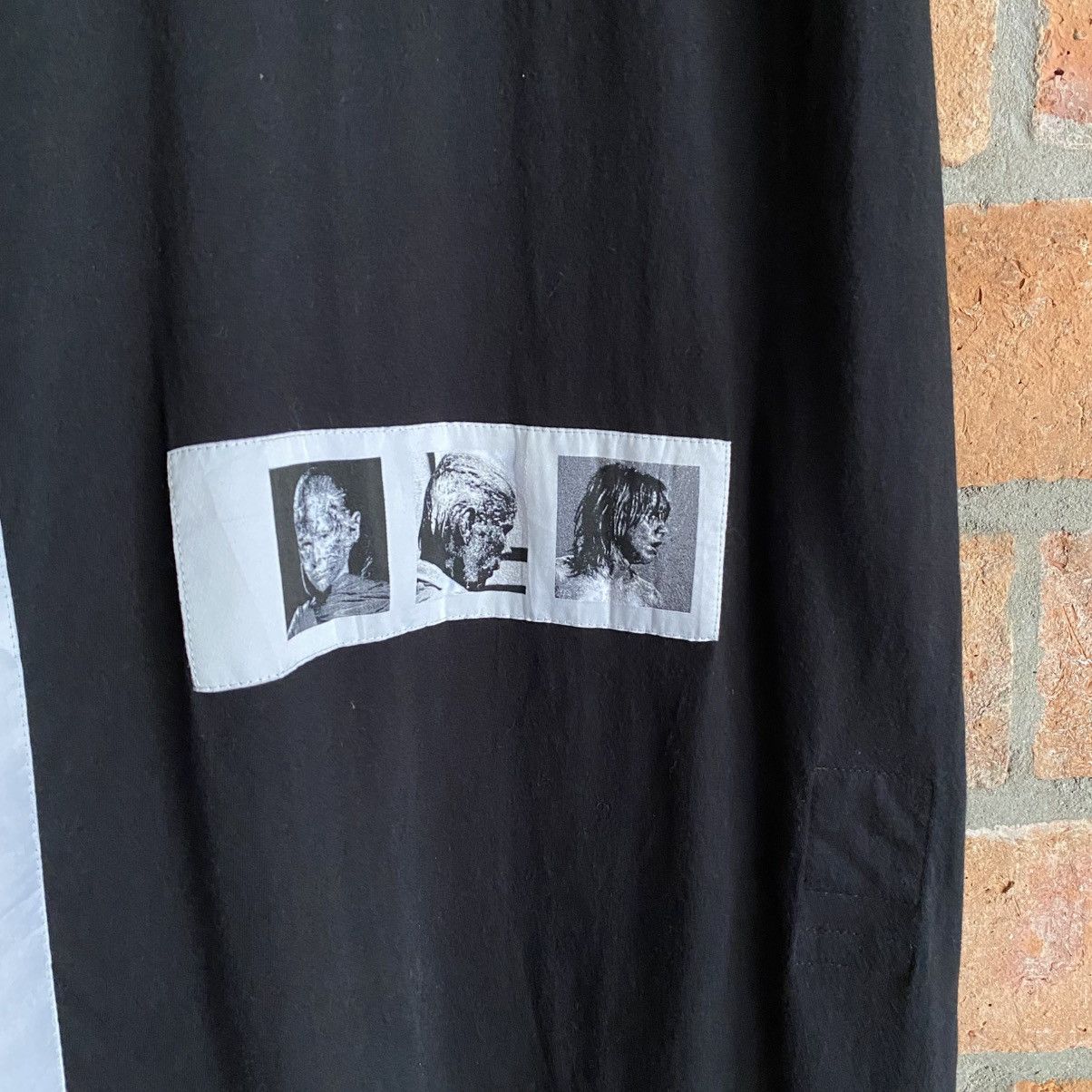 Rick Owens Drkshdw Rick Owens DRKSHDW Patch Level Tee SS2017 Size US S / EU 44-46 / 1 - 5 Thumbnail