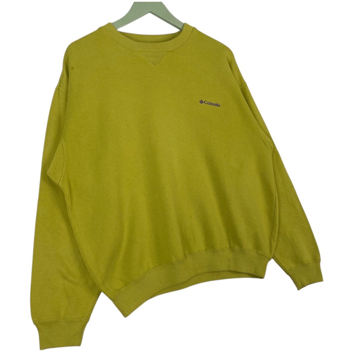 Vintage Vintage Columbia Embroidered Crewneck Sweatshirt Green SizeM Size M / US 6-8 / IT 42-44 - 3 Thumbnail
