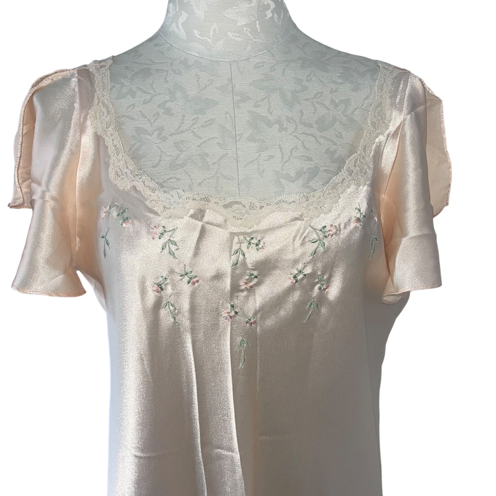 Vintage Eve Stillman Vintage Womens Nightgown Size Small Size S / US 4 / IT 40 - 4 Thumbnail
