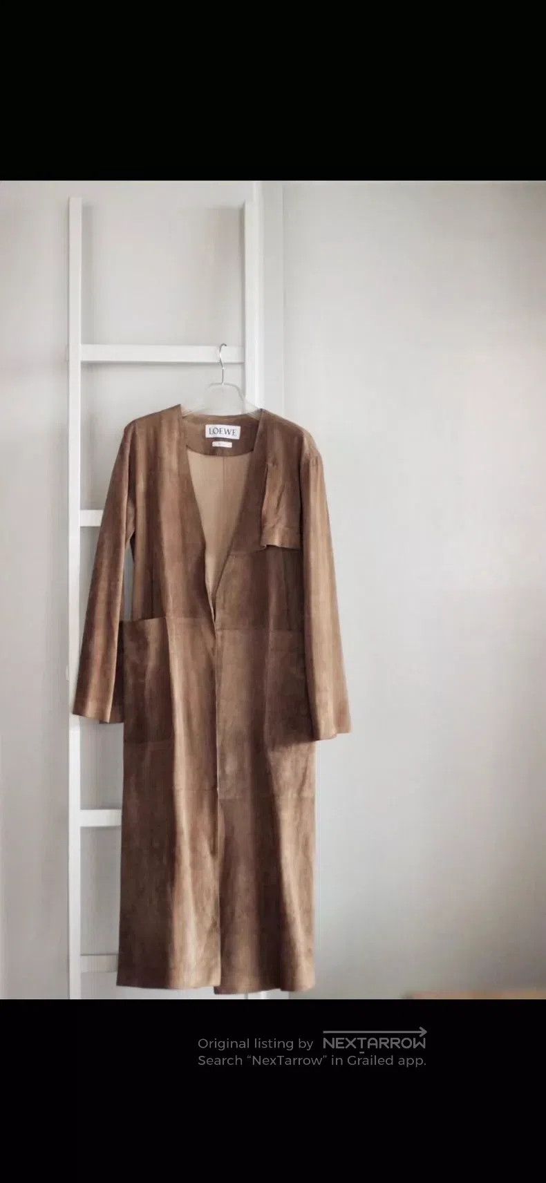 Other Loewe Suede trench coat Size XS / US 0-2 / IT 36-38 - 2 Thumbnail