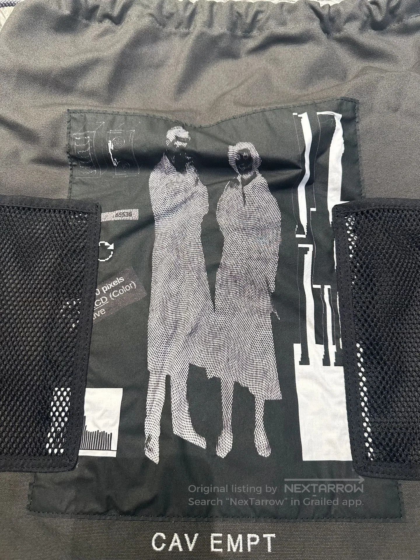 Cav Empt C.E/CAVEMPT Black Drawstring Bag. Size ONE SIZE - 2 Thumbnail