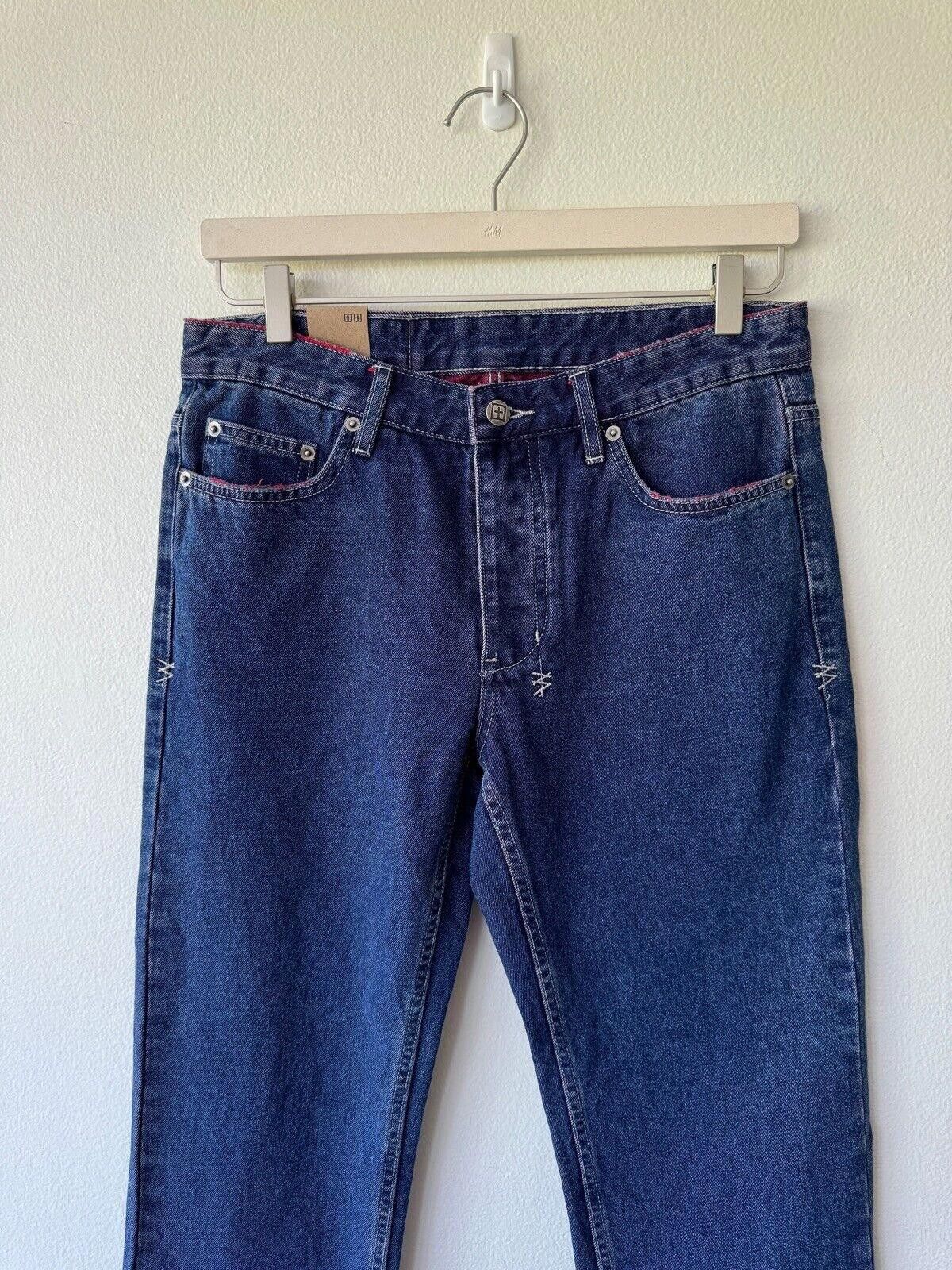 Ksubi new Ksubi mens denim jean hazlow 30 small blue red kolor Size US 30 / EU 46 - 2 Thumbnail