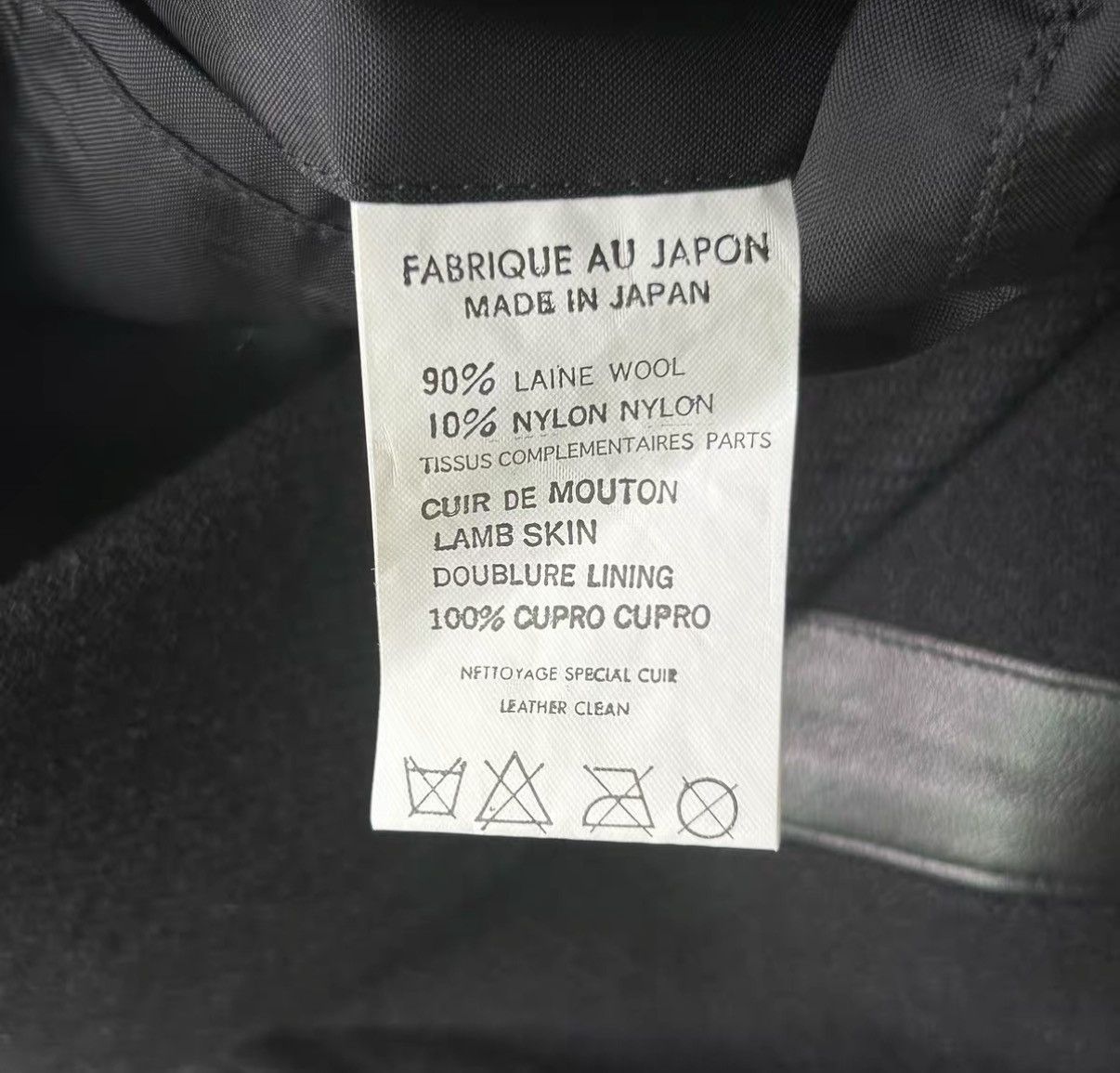 Yohji Yamamoto Yohji Yamamoto Curved Leather Panel Silver Button Blazer K4 Size US M / EU 48-50 / 2 - 6 Thumbnail