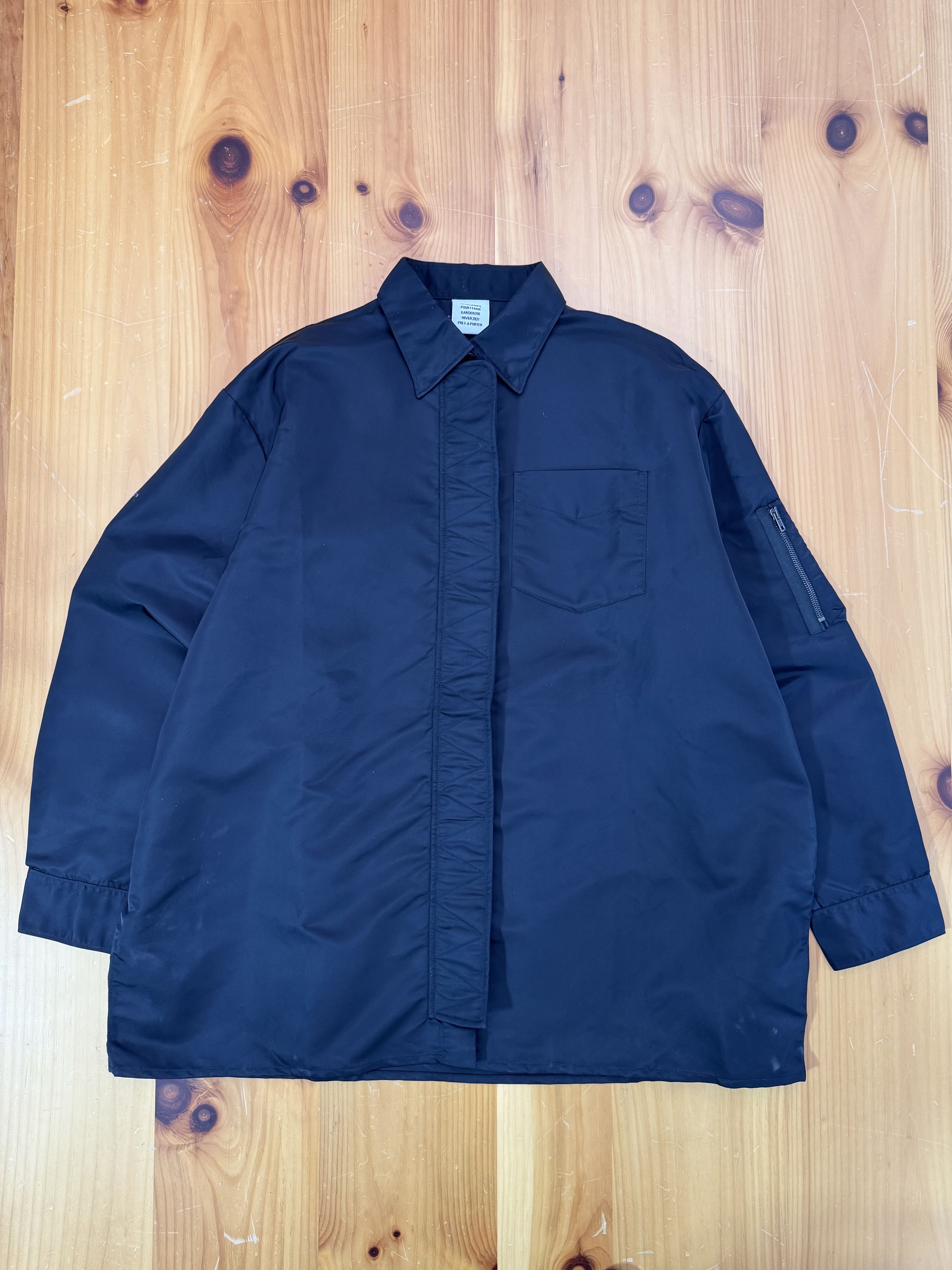 Vetements Rare Vetements Bomber Jacket Shirt Nylon Size US M / EU 48-50 / 2 - 1 Thumbnail