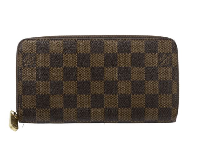 Louis Vuitton Louis Vuitton Damier Ebene Zippy Brown Wallet Size ONE SIZE - 1 Thumbnail