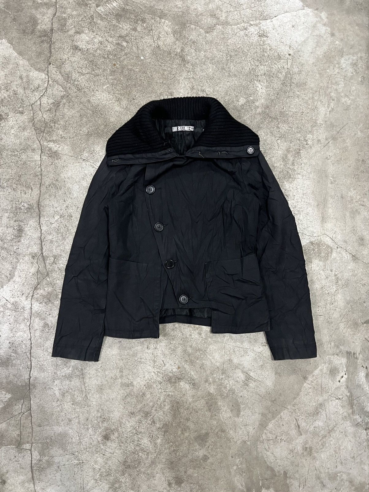 Dirk Bikkembergs Archive Dirk Bikkembergs Cropped Asymmetric Technical Jacket Size US XS / EU 42 / 0 - 3 Thumbnail