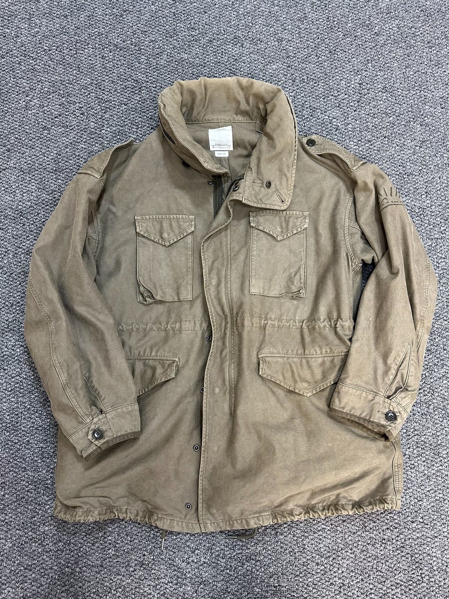 Visvim VISVIM 20SS BICKLE DMGD M65 Military Jacket Size US M / EU 48-50 / 2 - 2 Thumbnail