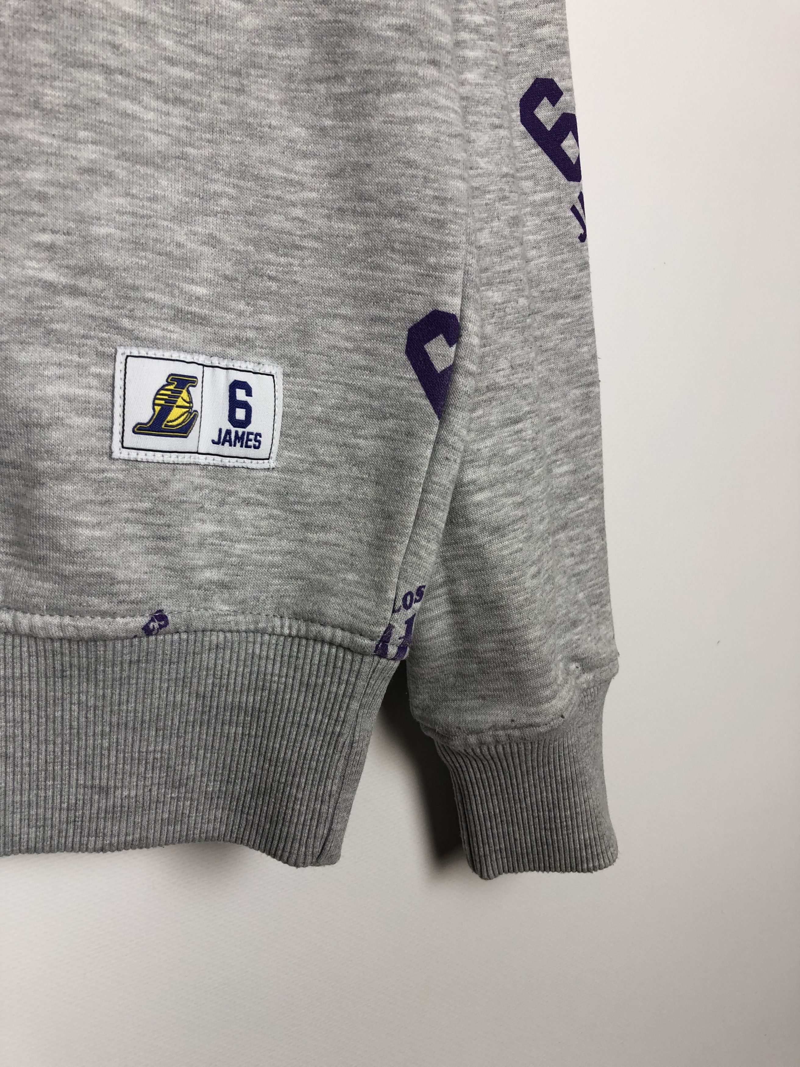 NBA NBA Los Angeles Laker Sweatshirt Crewneck Gray size S Size US S / EU 44-46 / 1 - 4 Thumbnail