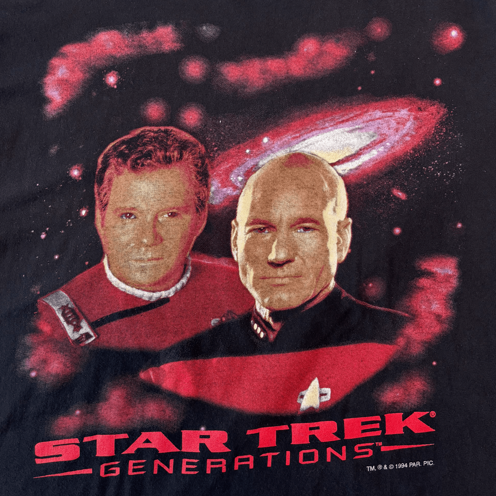 Vintage Vintage 1994 Star Trek Generations Tshirt Size US XL / EU 56 / 4 - 2 Thumbnail