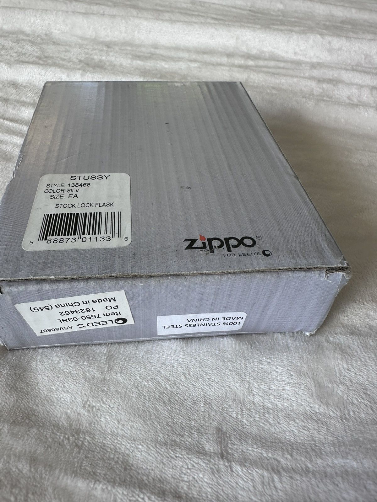 Stussy Zippo X Stussy Stock Lock Flask Size ONE SIZE - 4 Thumbnail