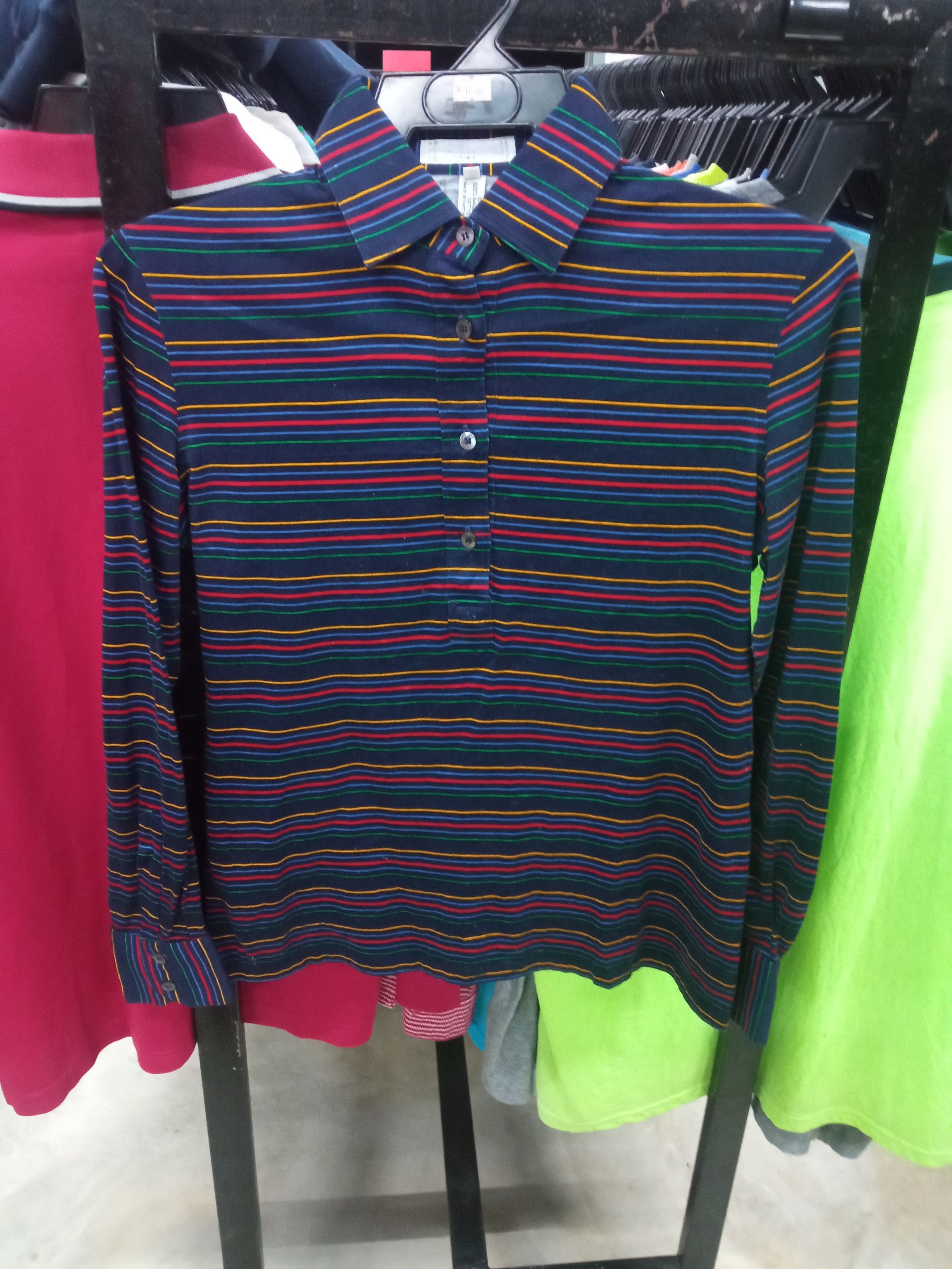 Celine Vintage celine paris polo tee long sleeve Size US S / EU 44-46 / 1 - 1 Thumbnail