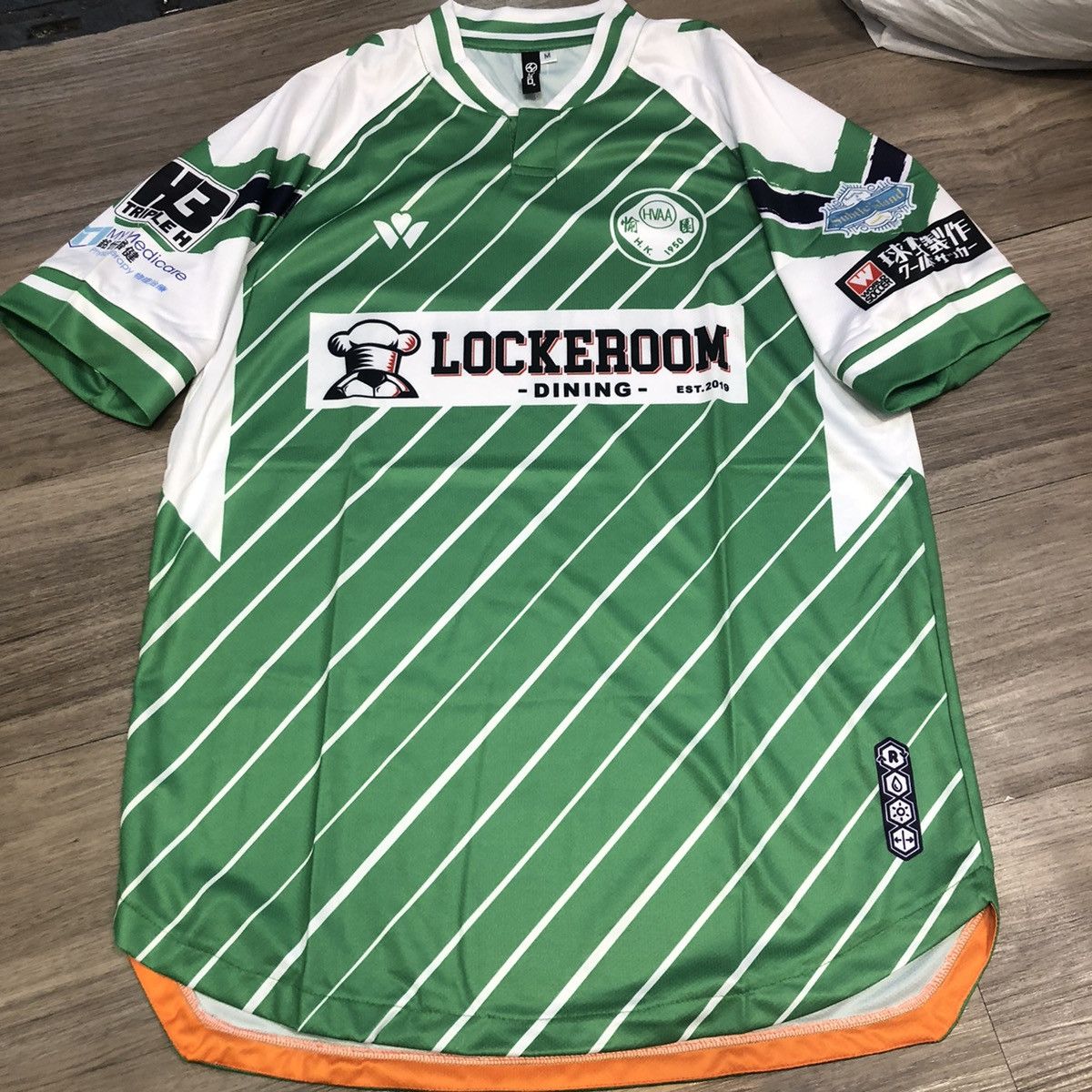 image of Soccer Jersey Happy Valley Athletic 21/22 Player Issue Home Shirt 99 in Green, Men's (Size Medium)