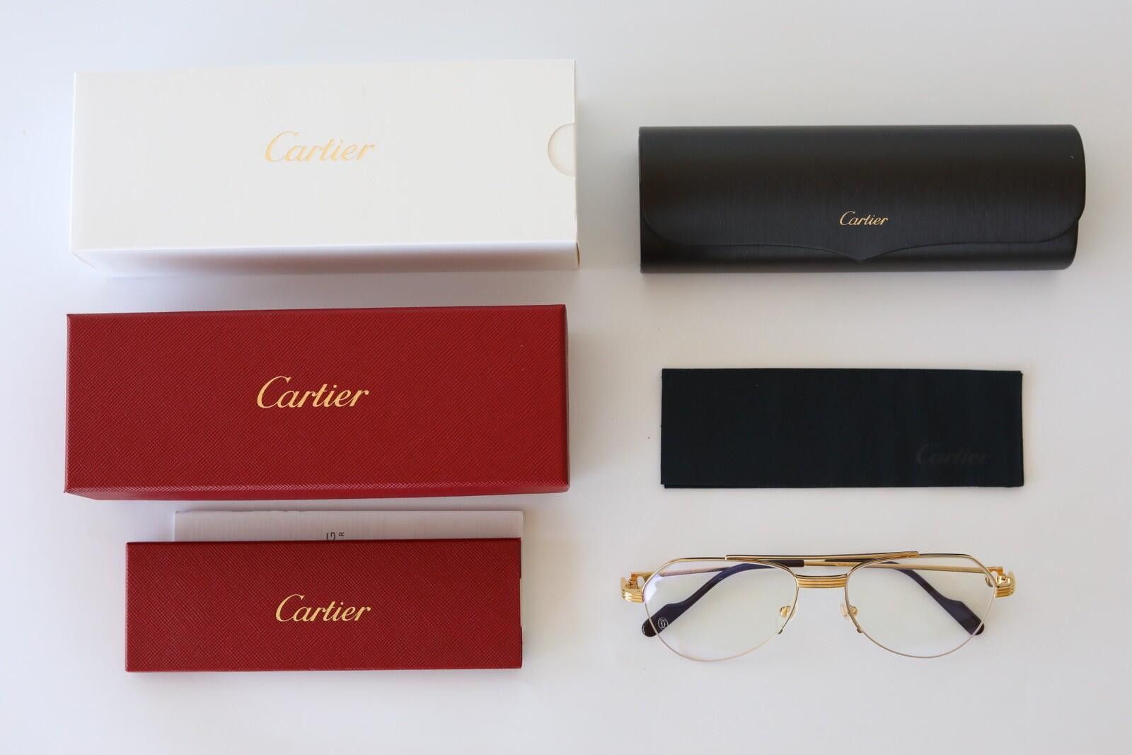 Cartier New Cartier eyewear optical eyeglasses gold CT0409O 001 Size ONE SIZE - 3 Thumbnail