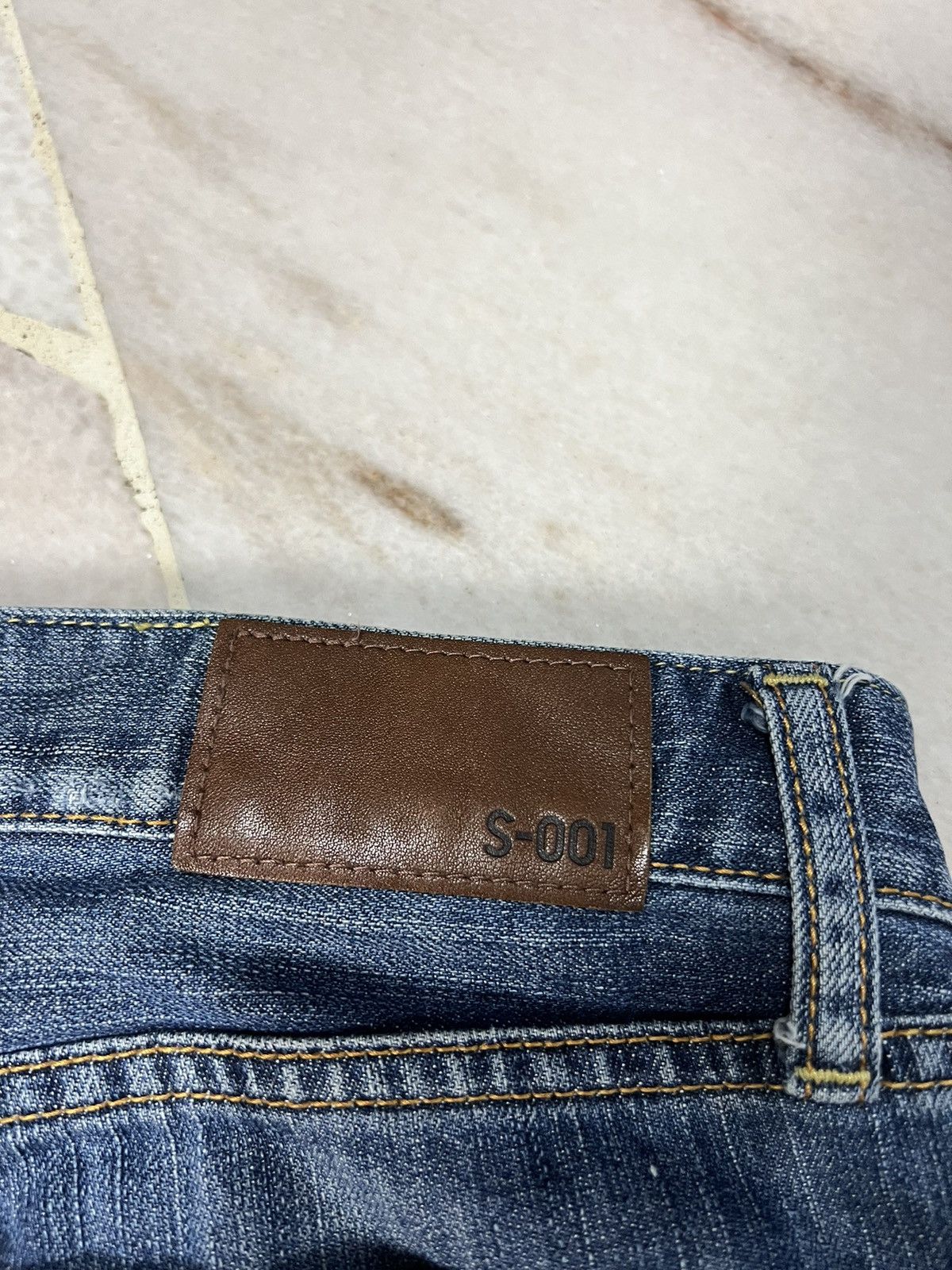 If Six Was Nine × Uniqlo VINTAGE 90’s STYLE UNIQLO S001 DISTRESSED JEANS Size US 34 / EU 50 - 16 Thumbnail