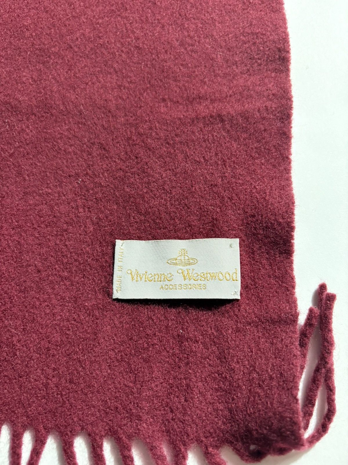 Vivienne Westwood VIVIENNE WESTWOOD LOGO WOOL SCARF Size ONE SIZE - 4 Thumbnail