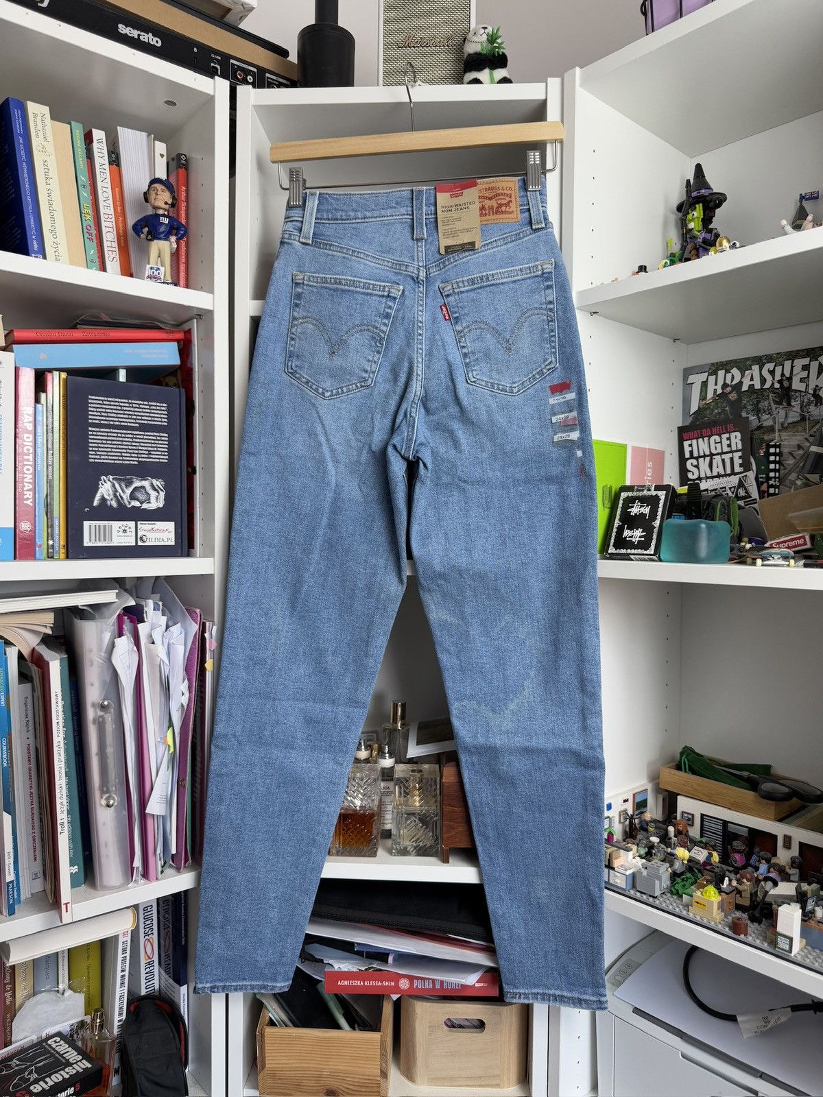 Designer × Levi's Levi’s high waist mom jeans denim pants 24 DSWT streetwear Size 24" / US 00 / IT 34 - 1 Thumbnail