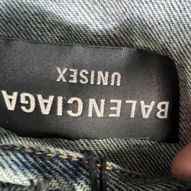 Balenciaga Balenciaga Distressed Denim Full Print Jacket Size US L / EU 52-54 / 3 - 3 Thumbnail