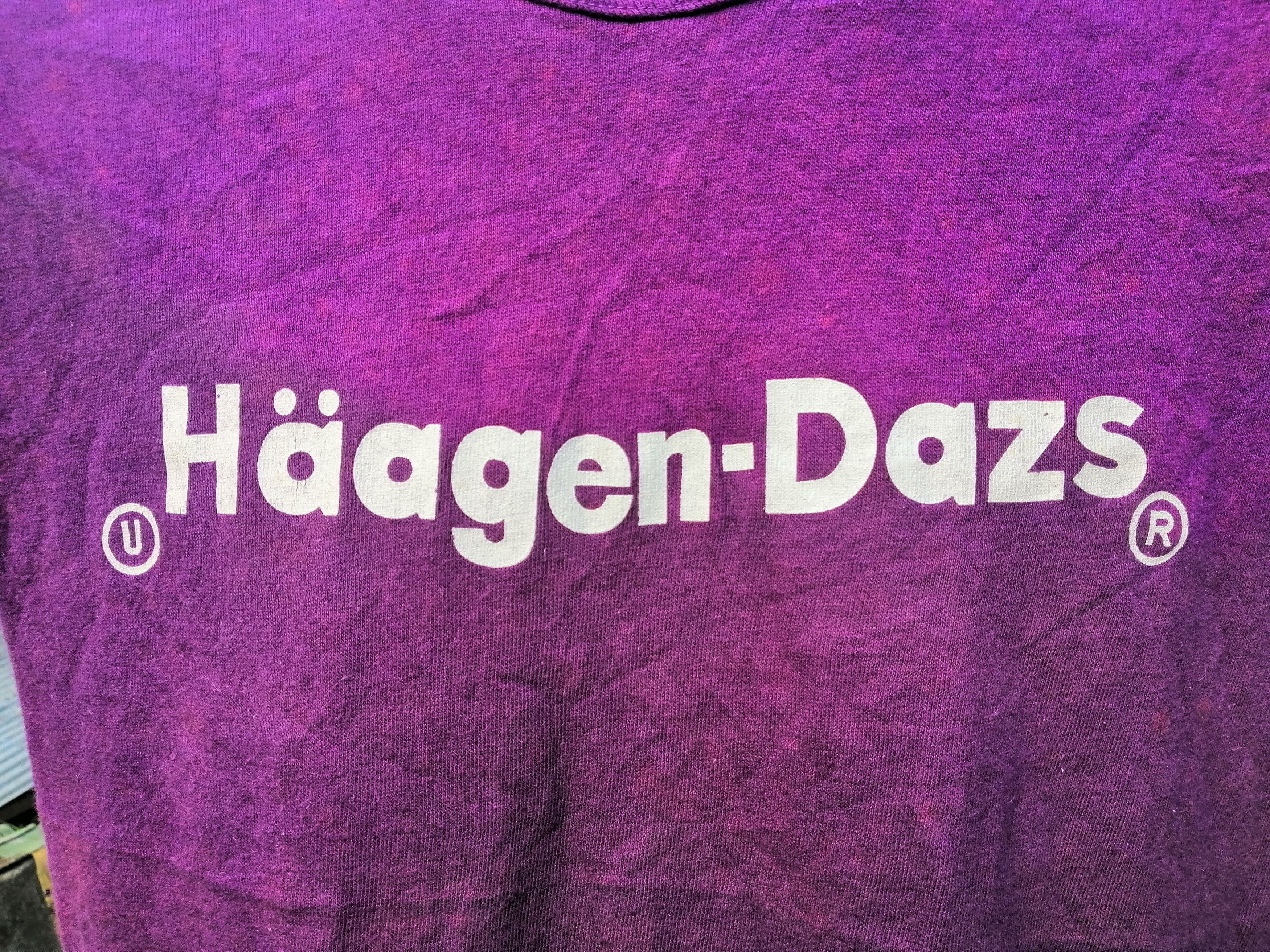 Russell Athletic 1970s Haagen Dazs Ice Cream Boysenberry Vintage T Shirt Size US S / EU 44-46 / 1 - 3 Thumbnail