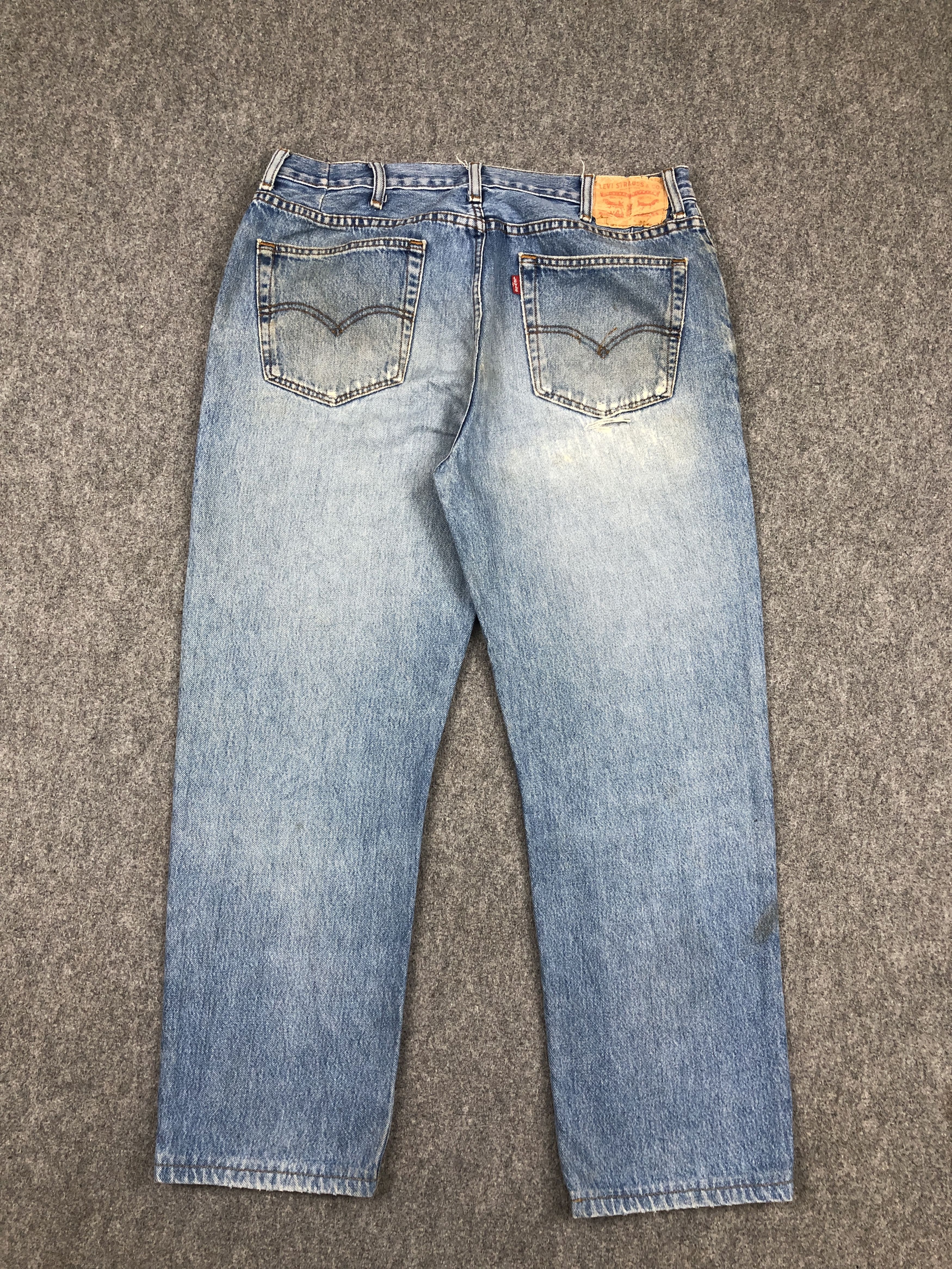 Levi's Faded Blue Vintage Levis 504 Jeans DP2353 Size US 33 - 3 Thumbnail