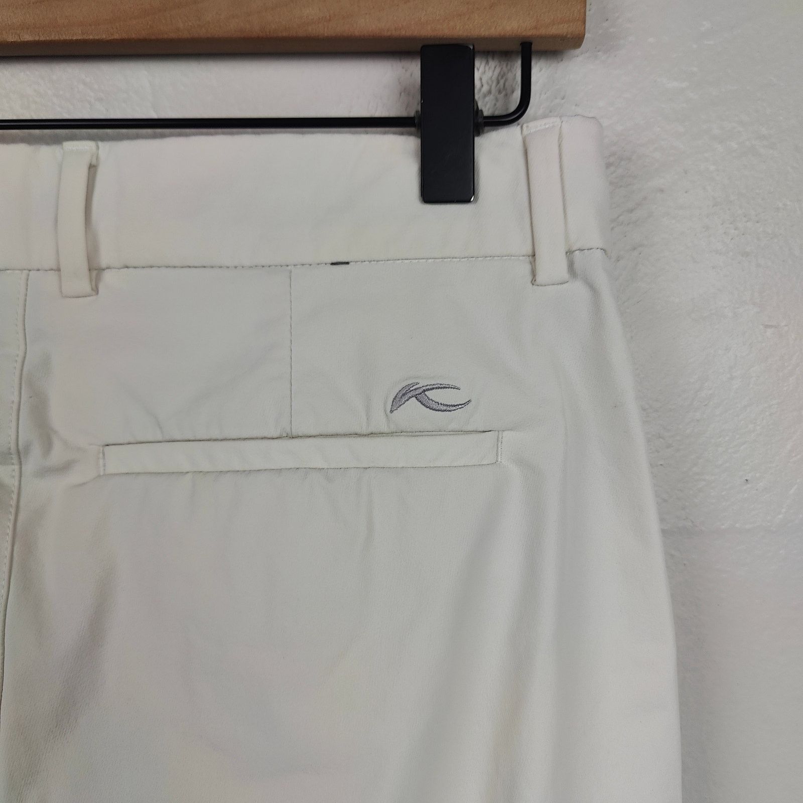 KJUS Kjus Ike Pants Mens 30x32 Tailored Tit White Stretch Golf Size US 30 / EU 46 - 9 Thumbnail