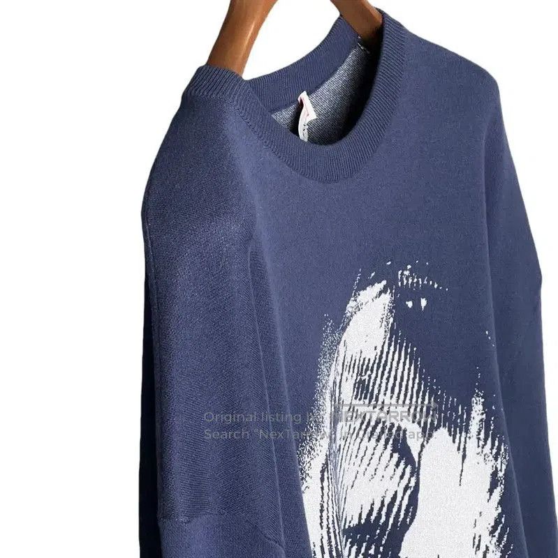 Alexander McQueen Alexander McQueen Men's Blue Cotton Sweatshirt . Size US M / EU 48-50 / 2 - 6 Thumbnail