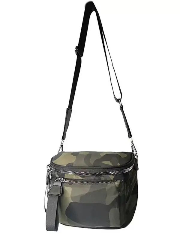 Japanese Brand Fashion camouflage zip shoulder side bag crossbody Size ONE SIZE - 4 Thumbnail