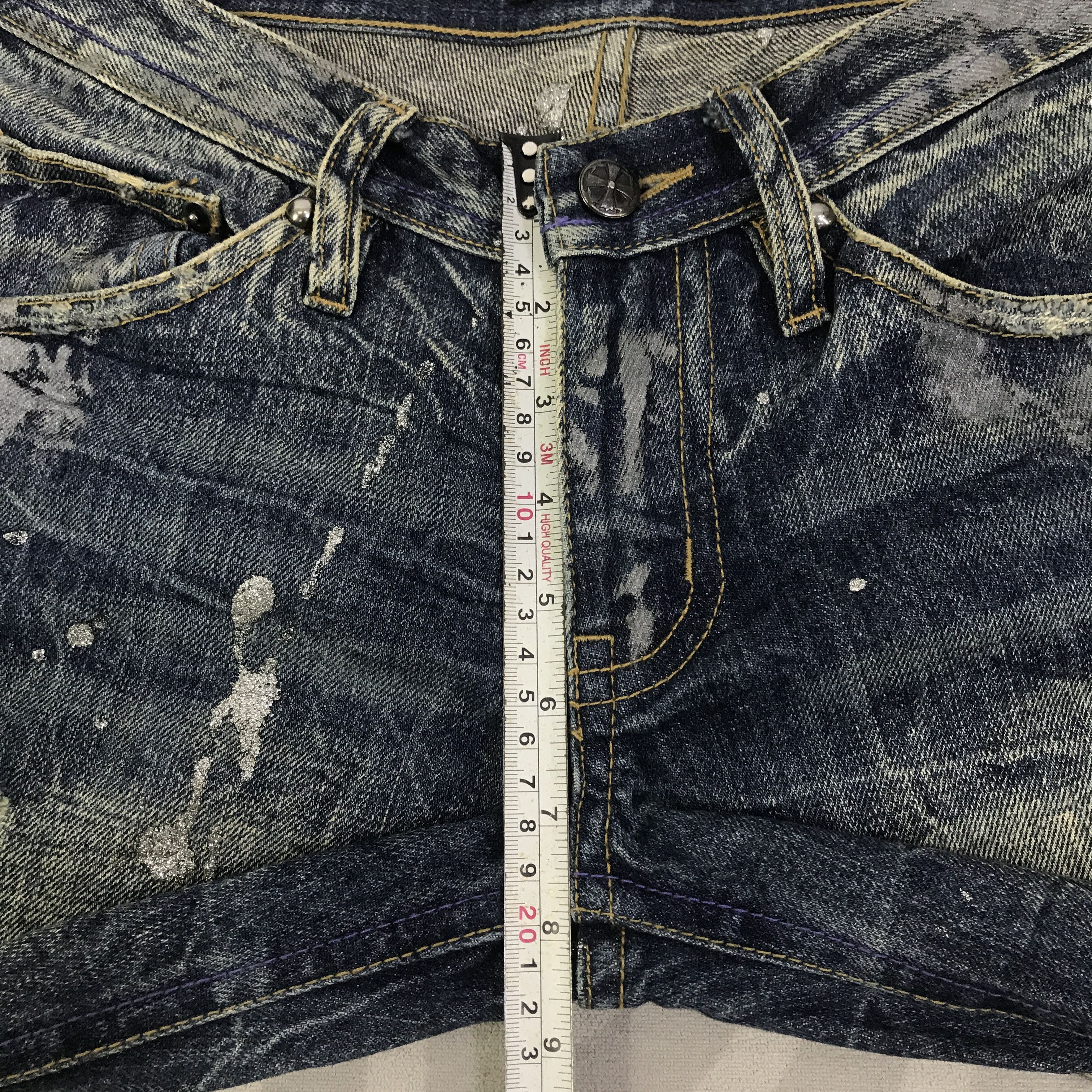 Japanese Brand Midas Explosion Distressed punk Bootcut pants K130B18 Size US 29 - 8 Thumbnail