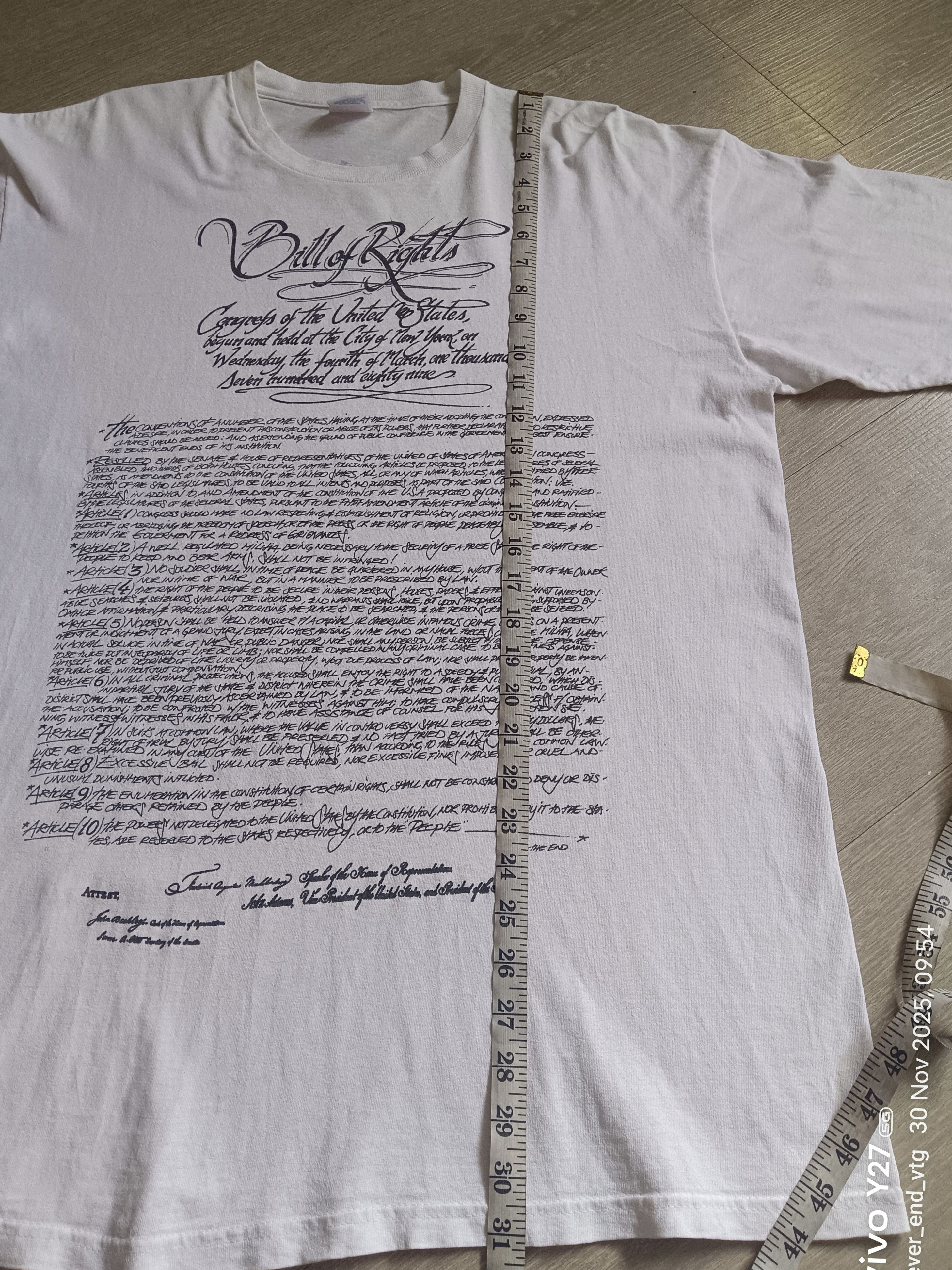 Supreme Supreme Bill of Rights Size US XL / EU 56 / 4 - 9 Thumbnail