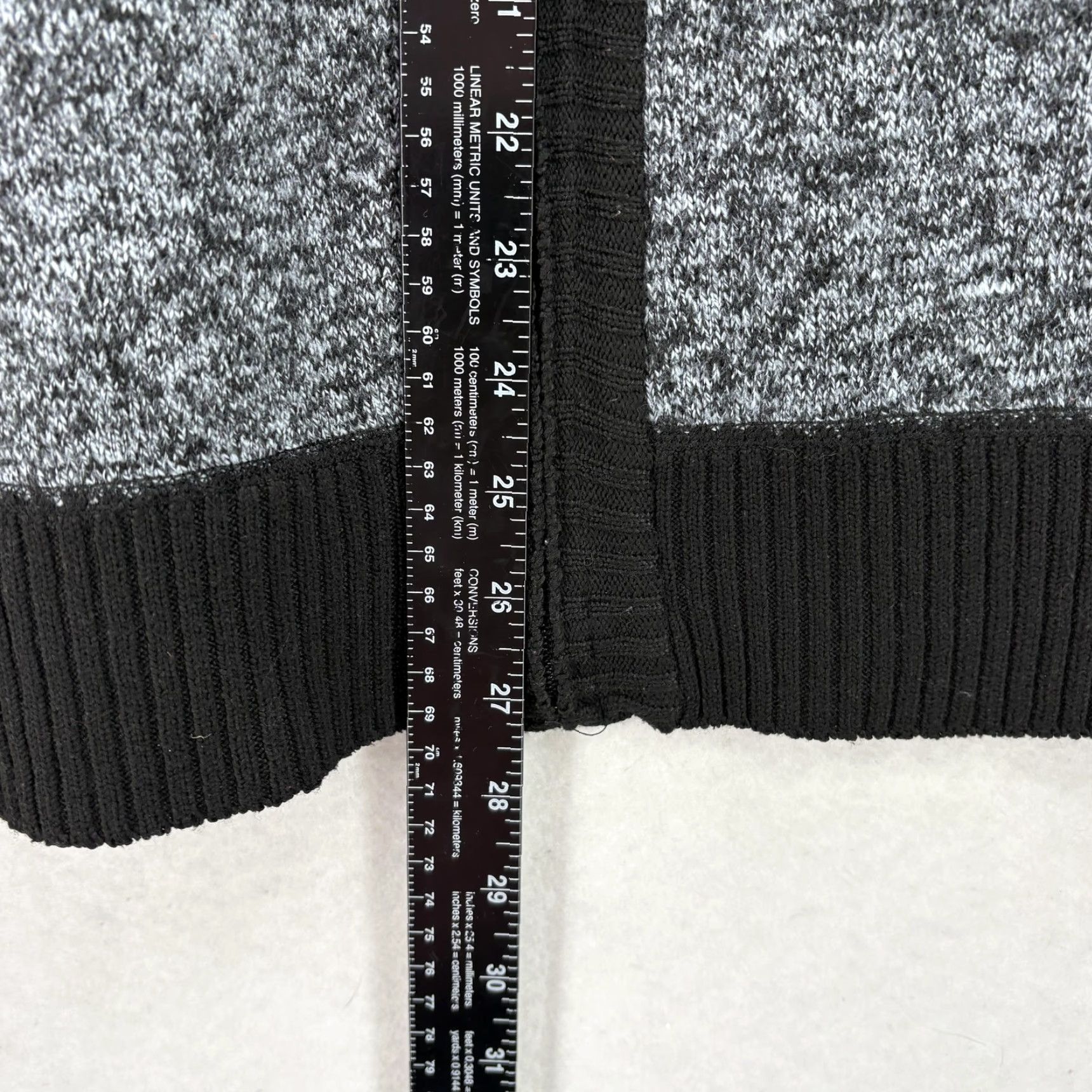 Vintage YeoKou Sweater Mens XL Gray Full Zip Cashmere Wool Blend Knit Cozy Size US XL / EU 56 / 4 - 7 Thumbnail