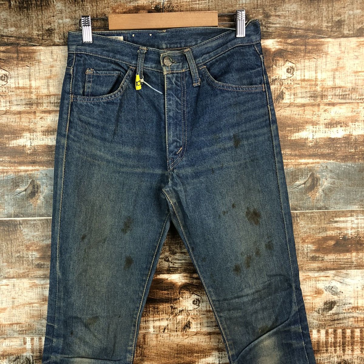 Big John DL Big John vintage Blue Denim Pants #C621 Size US 28 / EU 44 - 4 Thumbnail